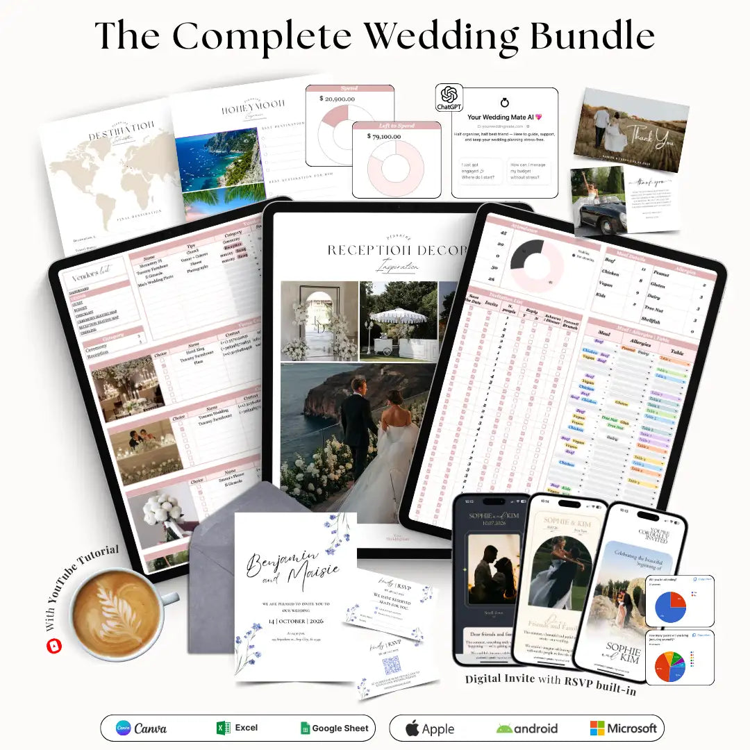 The #1 Digital Wedding Planner