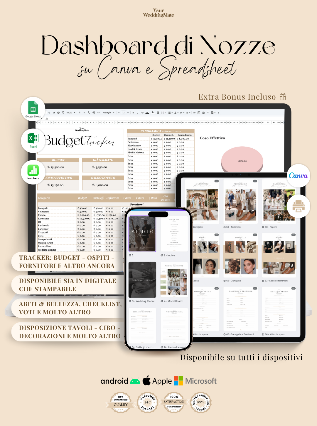 Planner Digitale per le Nozze